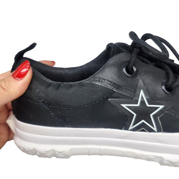 Converse Gore-Tex One Star Ox Mens 7.5 Womens 9.5 Black White Waterproof Low Top - Picture 7 of 12